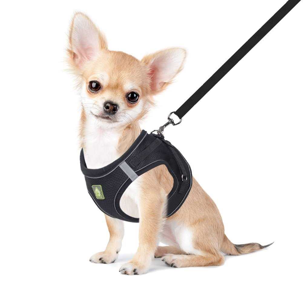 Feimax Dog Harness and Leash Set No-Pull Soft Mesh Vest Reflective Adjustable Pet Harnesses For Small