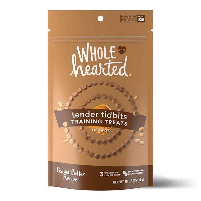 WholeHearted Grain Free Peanut Butter Recipe Tender Tidbits Dog Training Treats