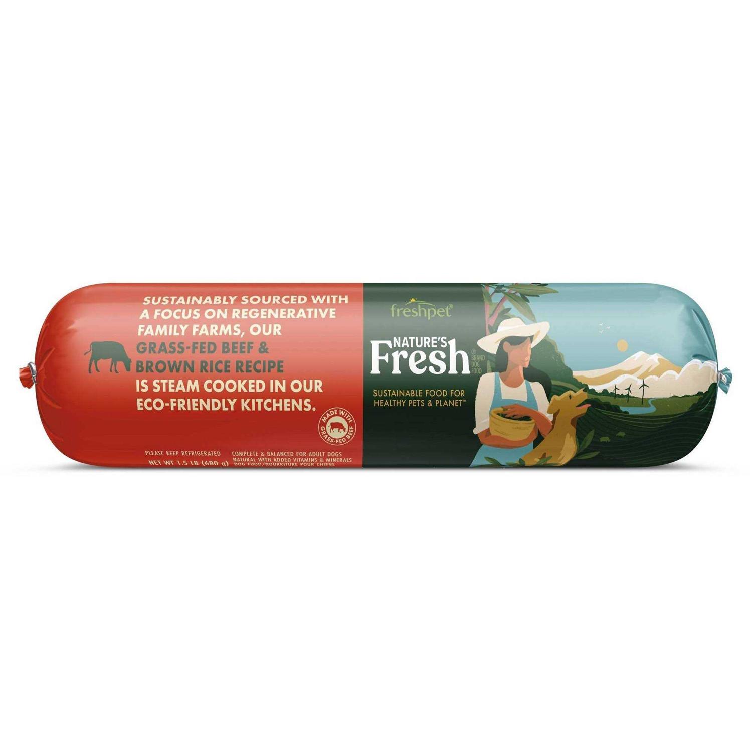 Freshpet Nature’s Fresh Beef Recipe Dog Food