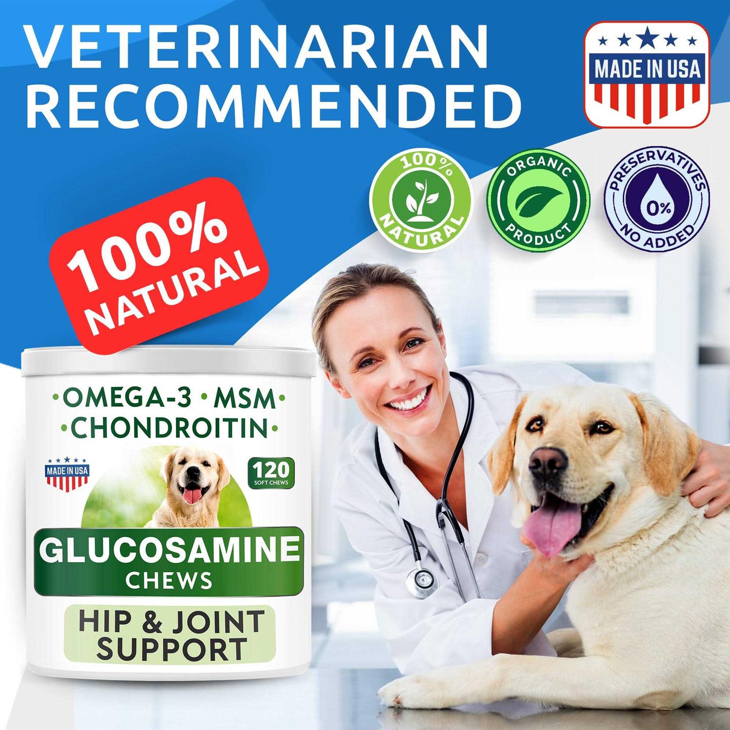 Bark&Spark Glucosamine Chews for Dog