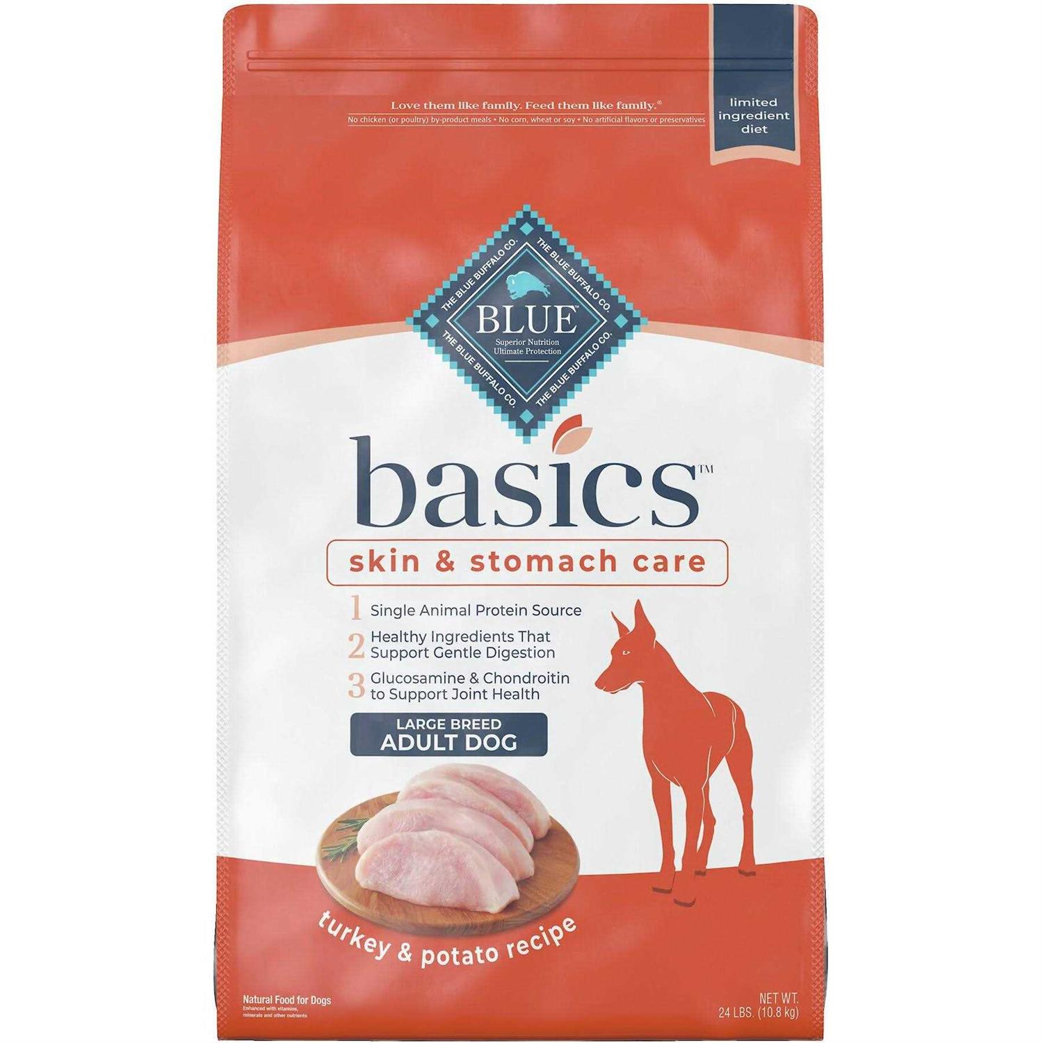 Blue Buffalo Basics Turkey & Potato Large Breed Dry Dog Food
