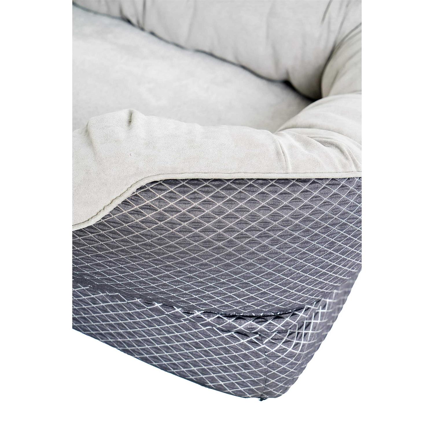 BarksBar Gray Orthopedic Dog Bed