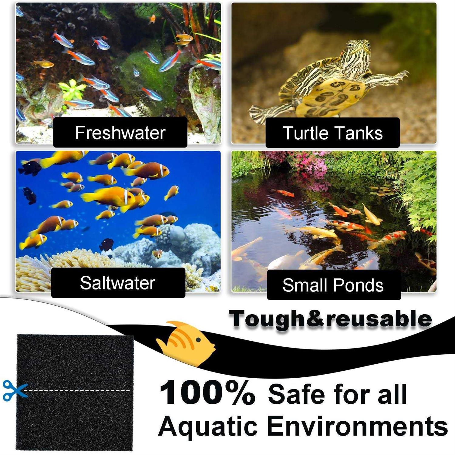 SHUNTING Filter Foam Sponges,Filter Media Pad,Filter Sponge