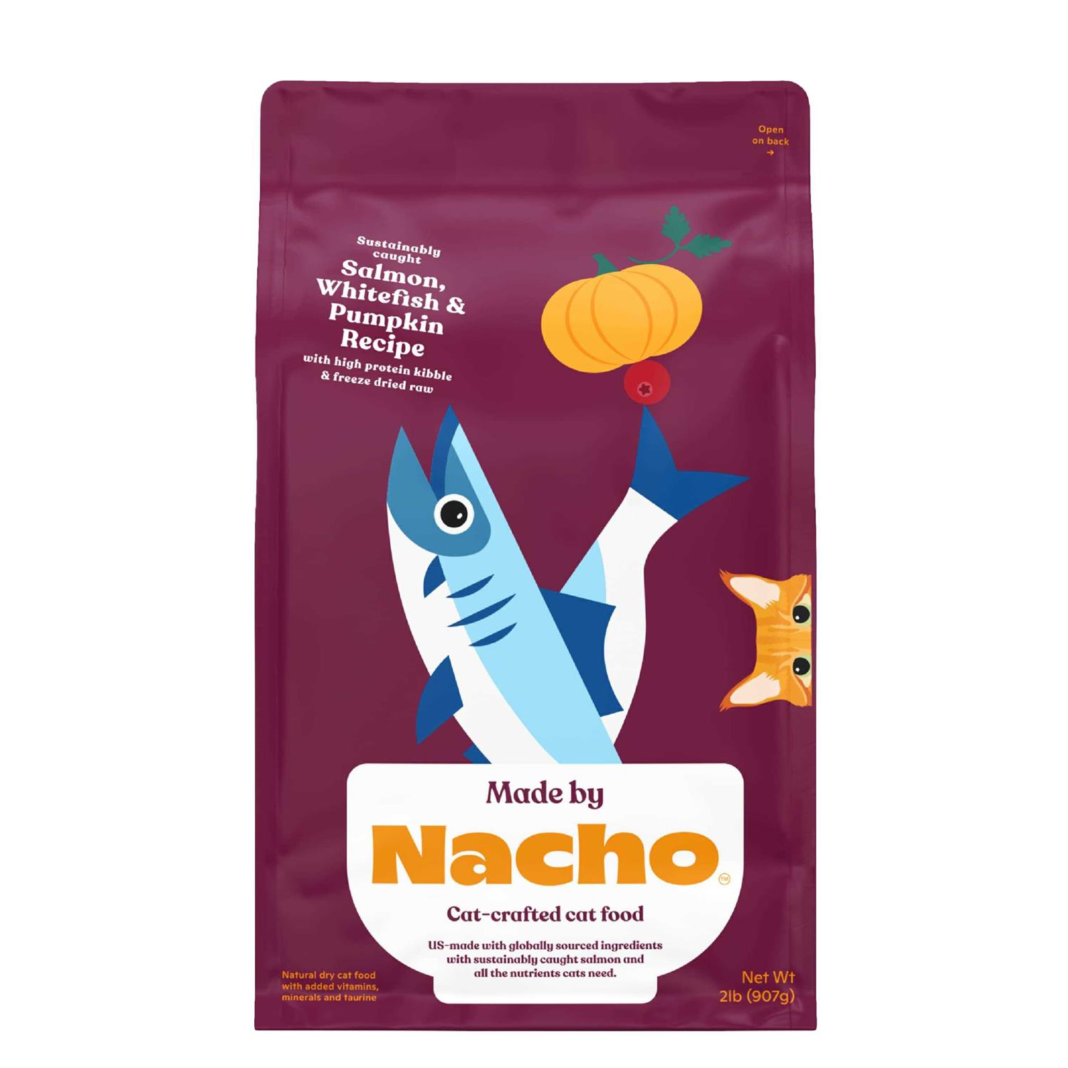 Made by Nacho Digestive Support Cage-Free Turkey & Pumpkin Recipe Dry Cat Food
