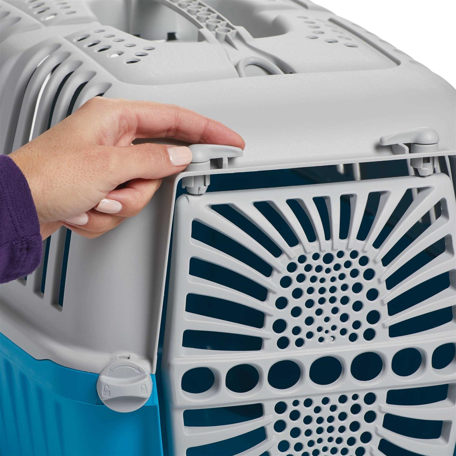 MidWest Spree Plastic Door Travel Carrier Pet Kennel