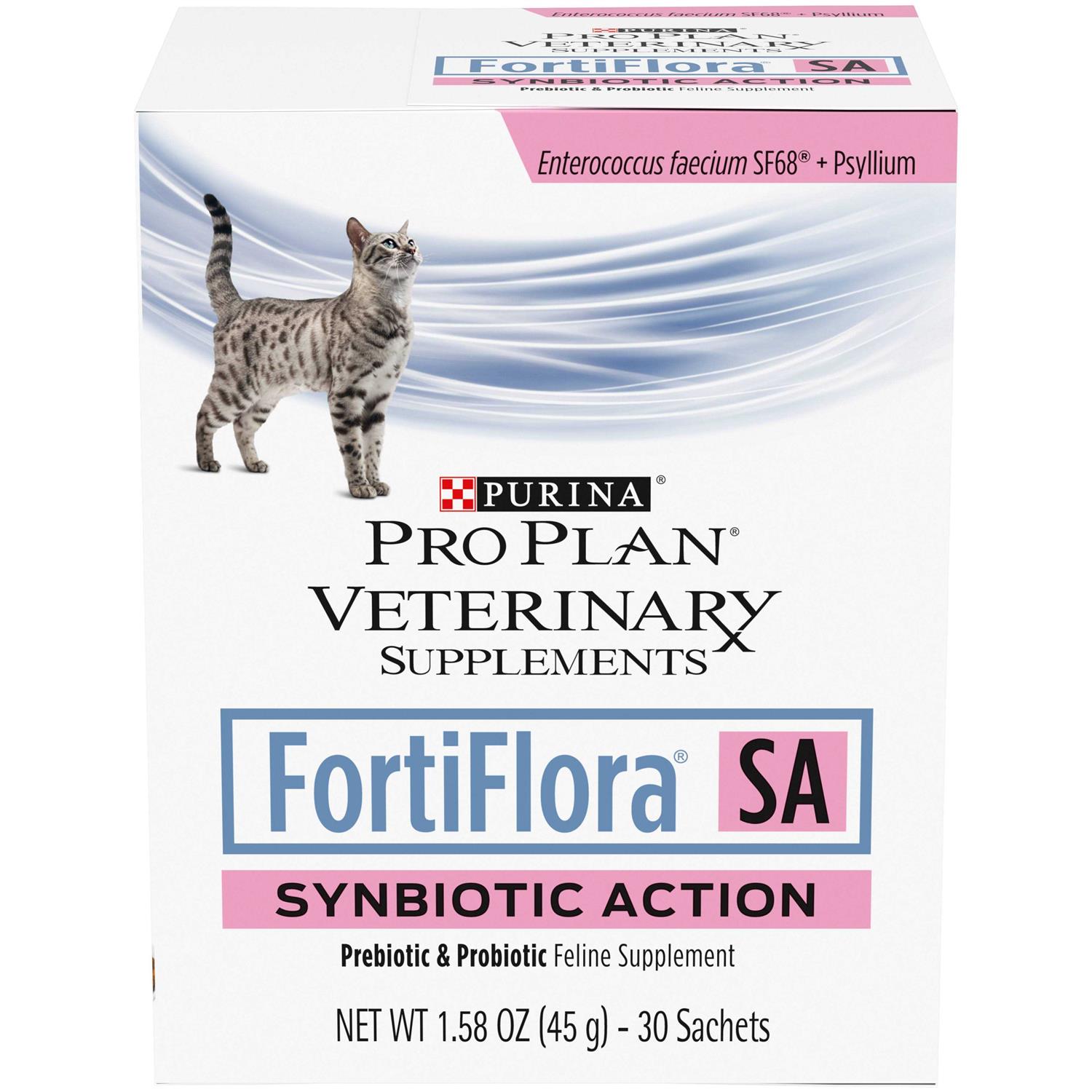 Purina PRO Plan Veterinary Supplements FortiFlora PRO SA Synbiotic Action Feline Prebiotic And Probiotic