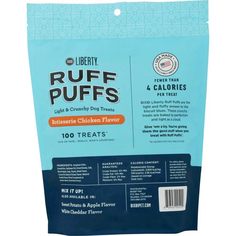 Liberty Ruff Puffs Flavor Dog Treats