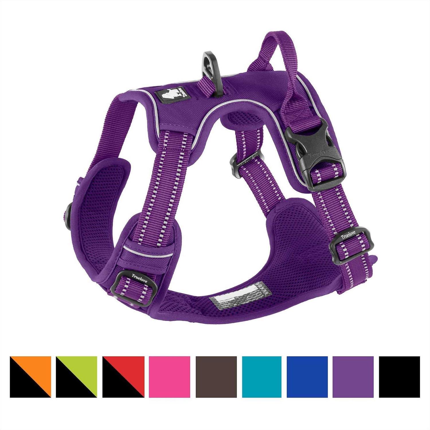 Chai’s Choice Premium Outdoor Adventure Dog Harness 3M Reflective Vest Leash Matching Leash