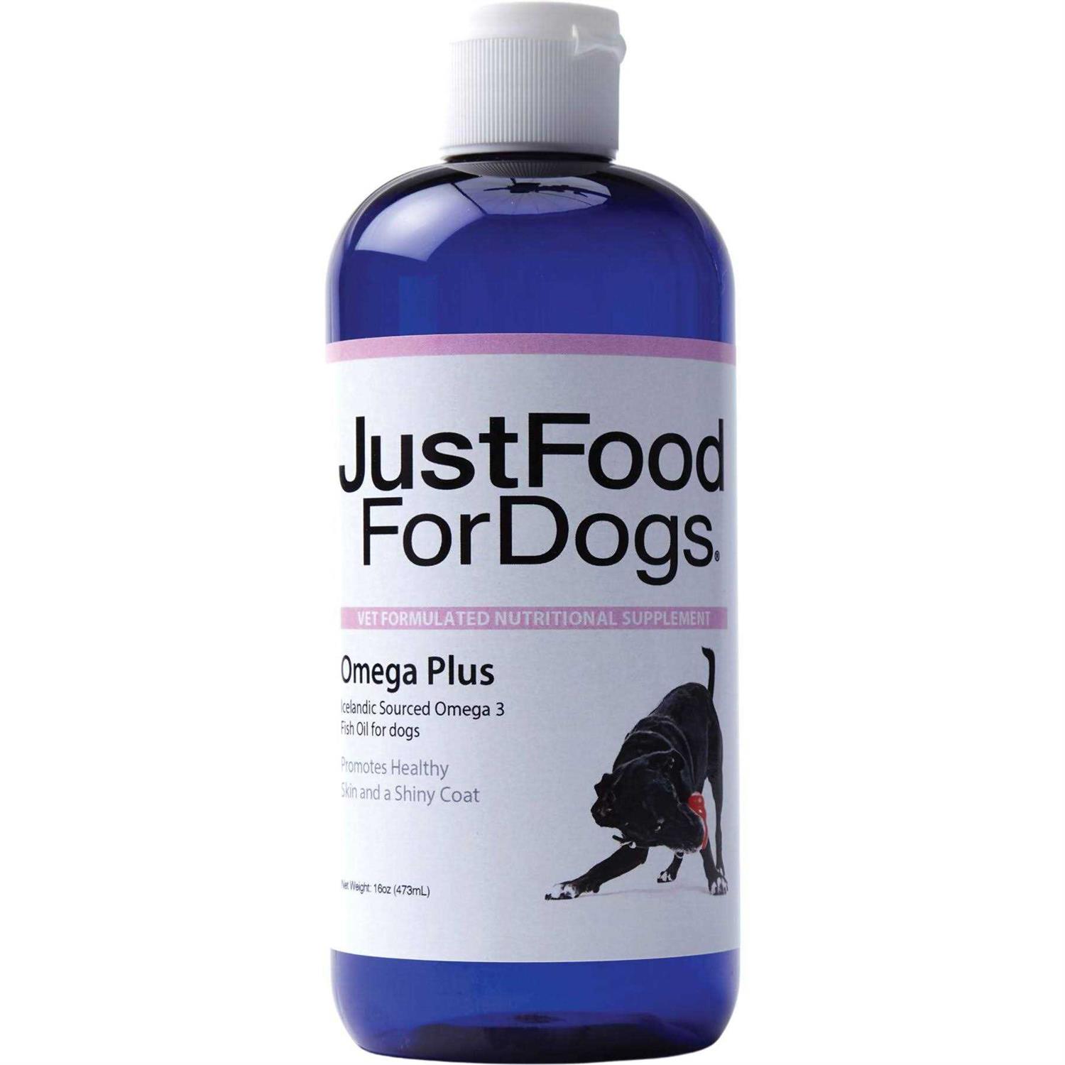JustFoodForDogs Omega Plus Fish Oil Supplement for Dogs