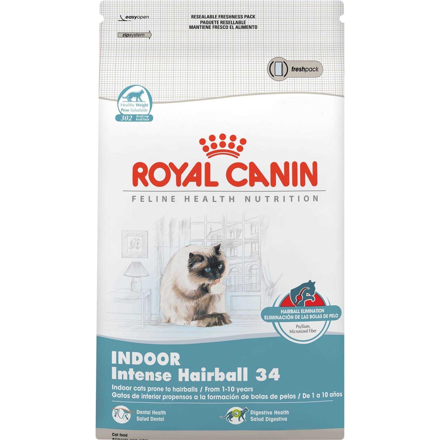 Royal Canin Indoor Intense Hairball 34 Cat Dry Food