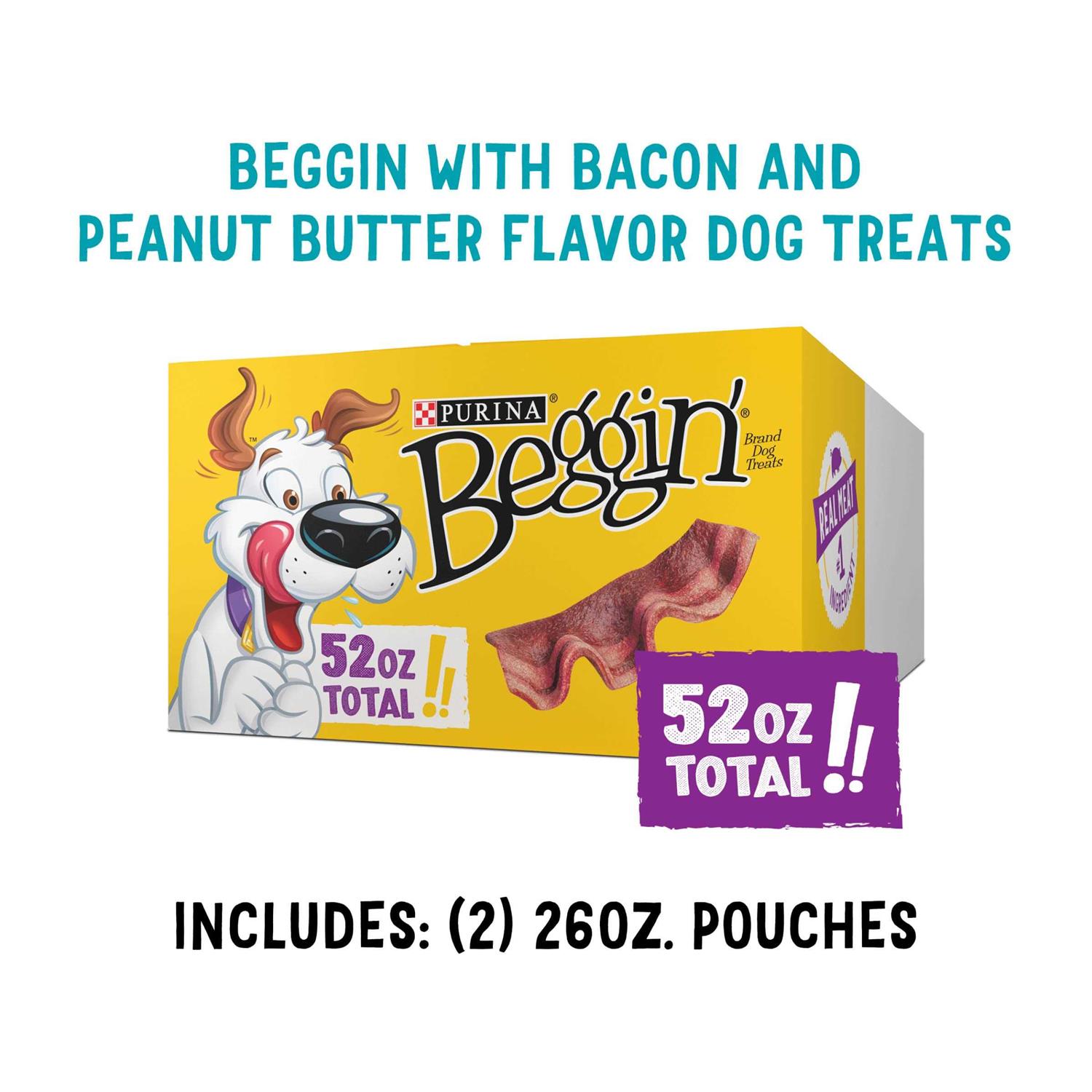 Purina Beggin’ Strips Dog Dog Treats Bacon and