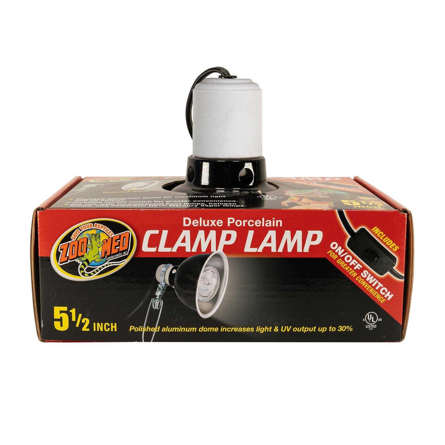 Zoo Med Deluxe Porcelain Clamp Lamp