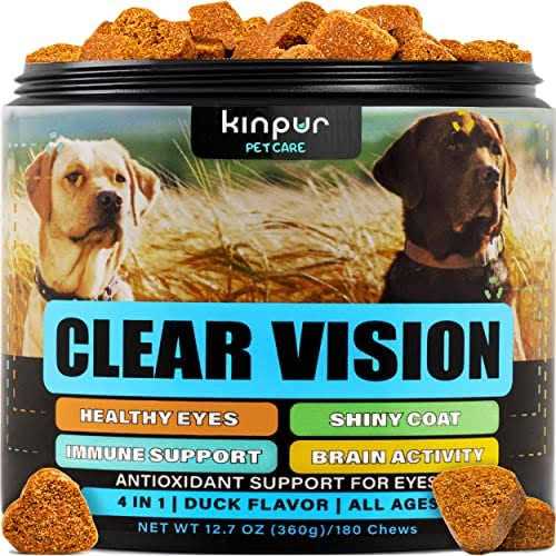 Eye Vitamins for Dogs Dog Vision Supplement for Tear Stains Dog Eye Care
