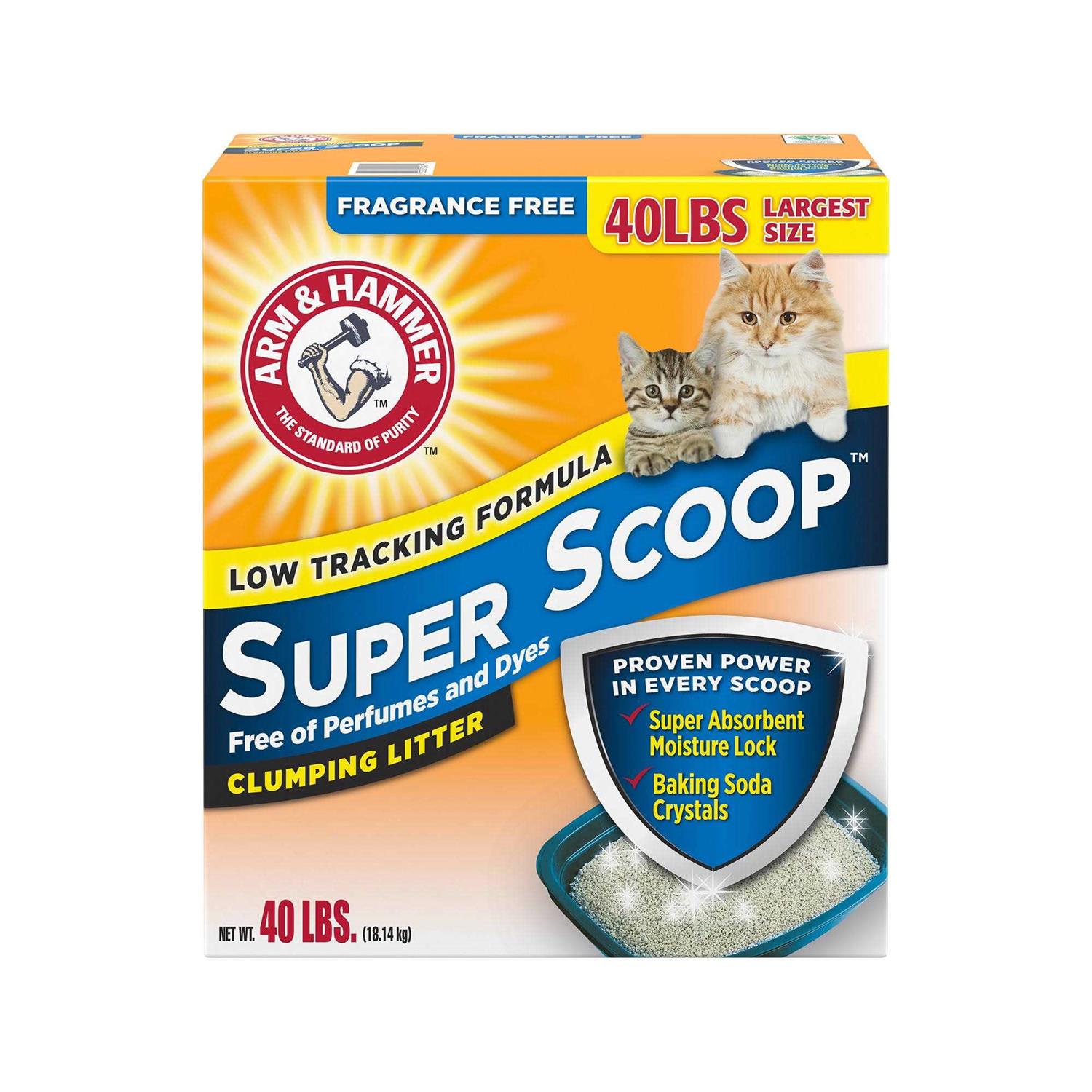 Arm & Hammer Super Scoop Clumping Cat Litter