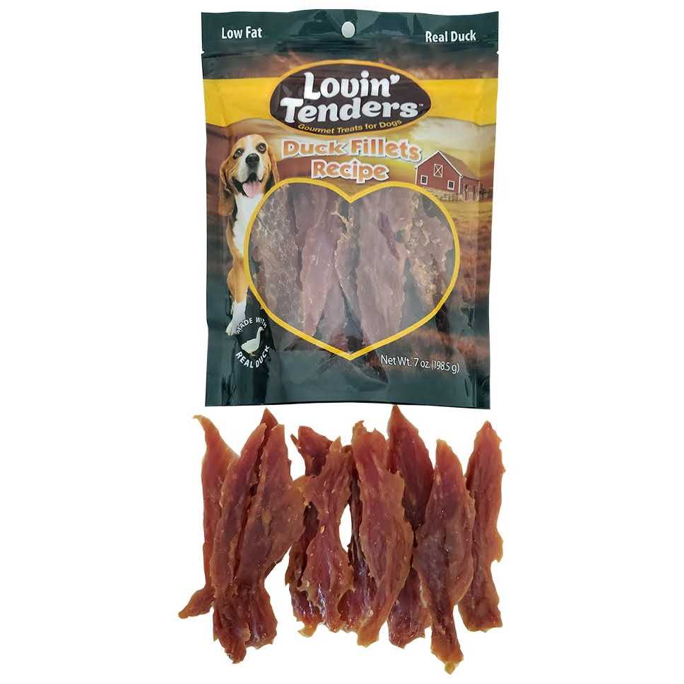 Lovin Tenders Duck Jerky Dog Treat