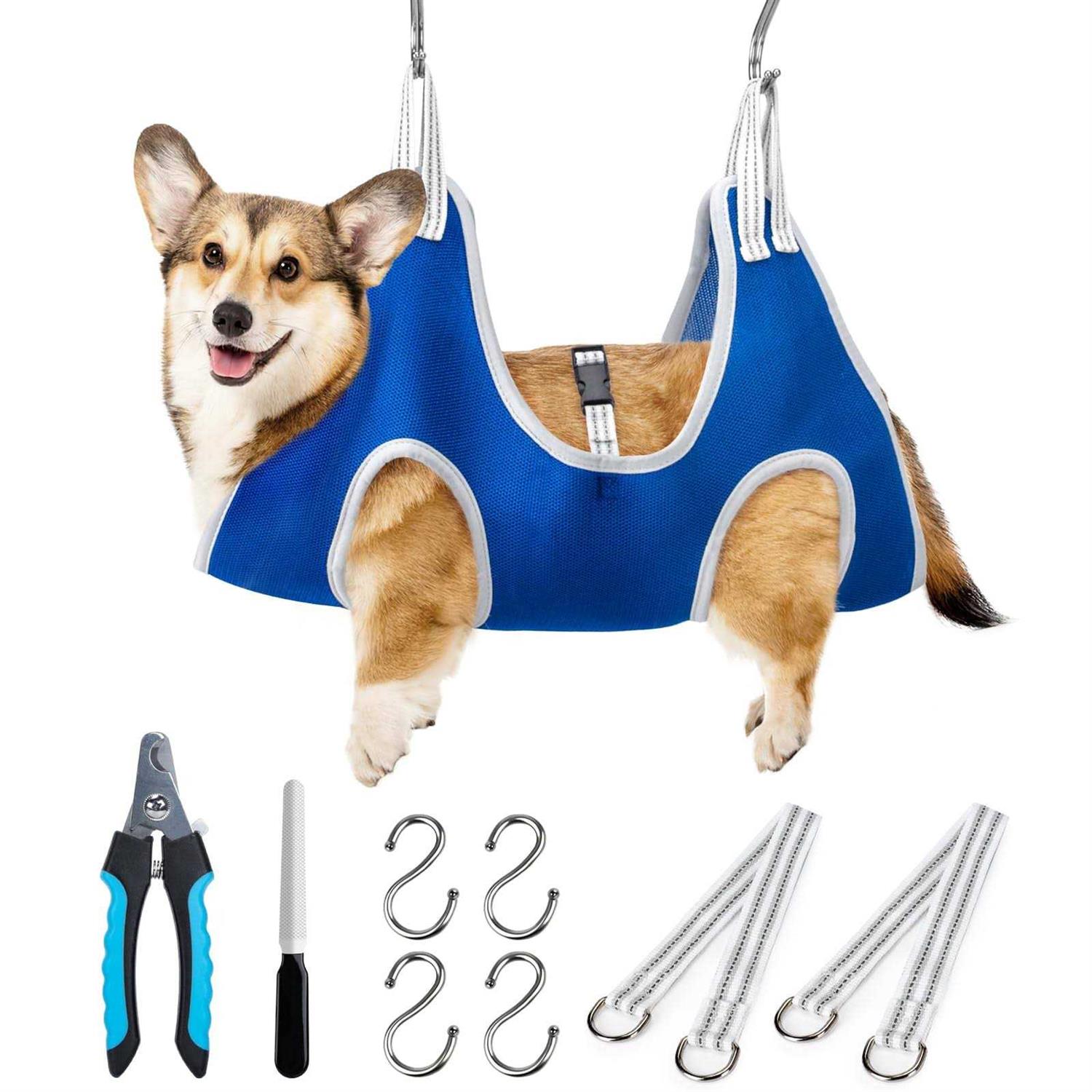 Dog Grooming Hammock Megeo Pet Grooming Hammock for Dogs Dog Grooming Harness