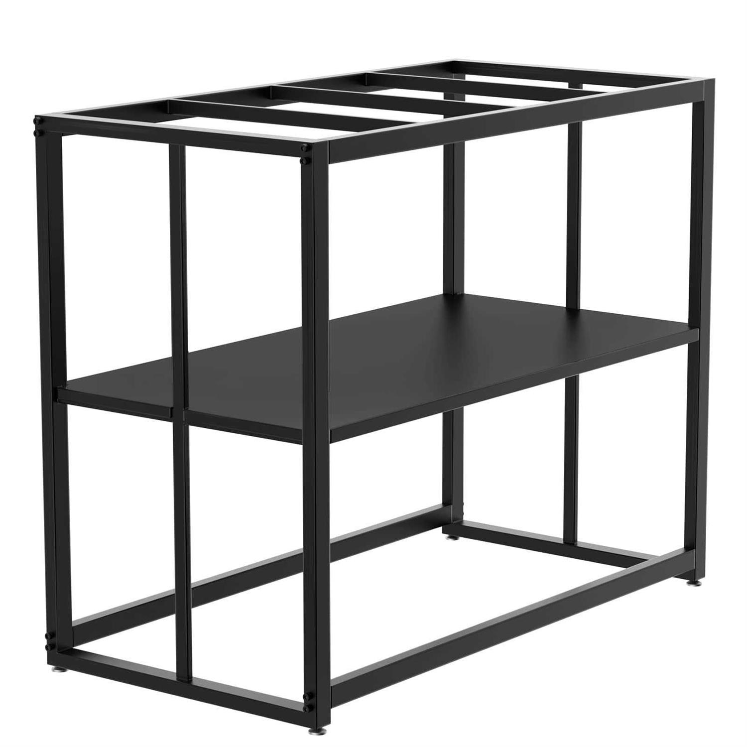Likeem Fish Tank Stand Metal Aquarium Stand 40 Gallon Aquarium Turtle Tank 36.5 x 18.5 x 29.5