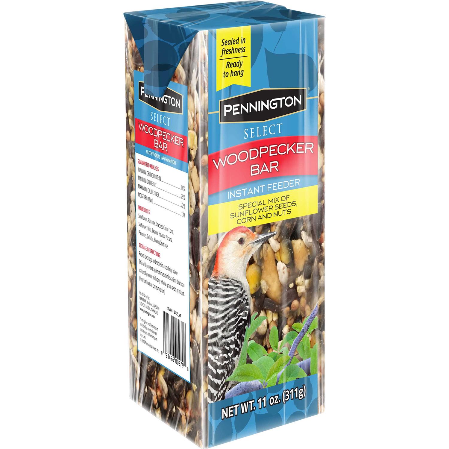 Pennington Woodpecker Bar Wild Bird Feed and Seed Cake