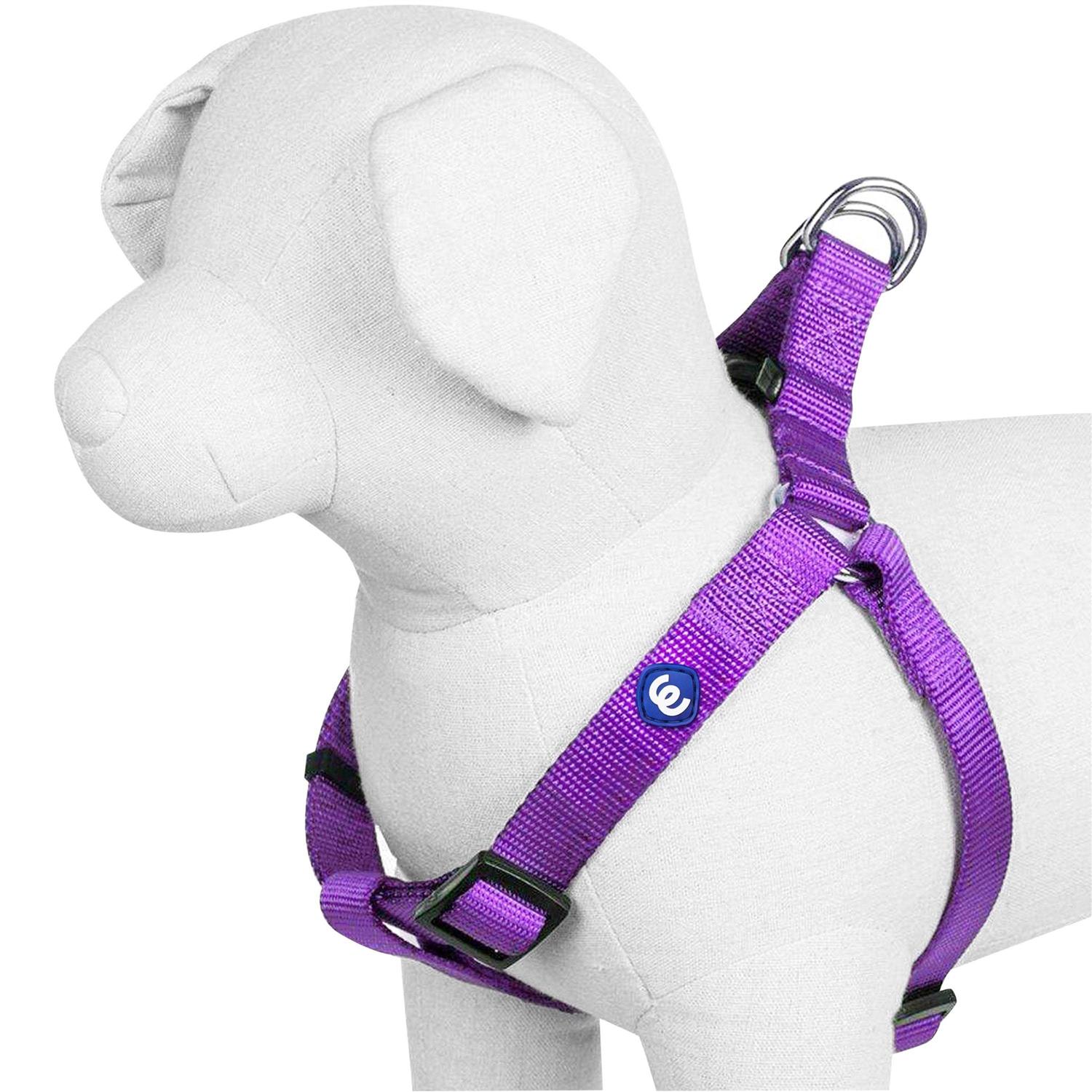 Blueberry Pet Essentials Classic Durable Solid Nylon Step-In Dog Harness