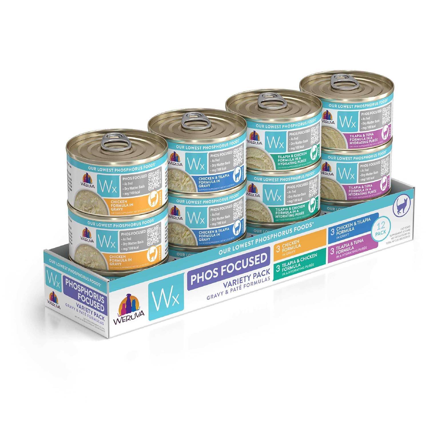 Weruva Wx Phos Focused Pate Formulas Variety Pack