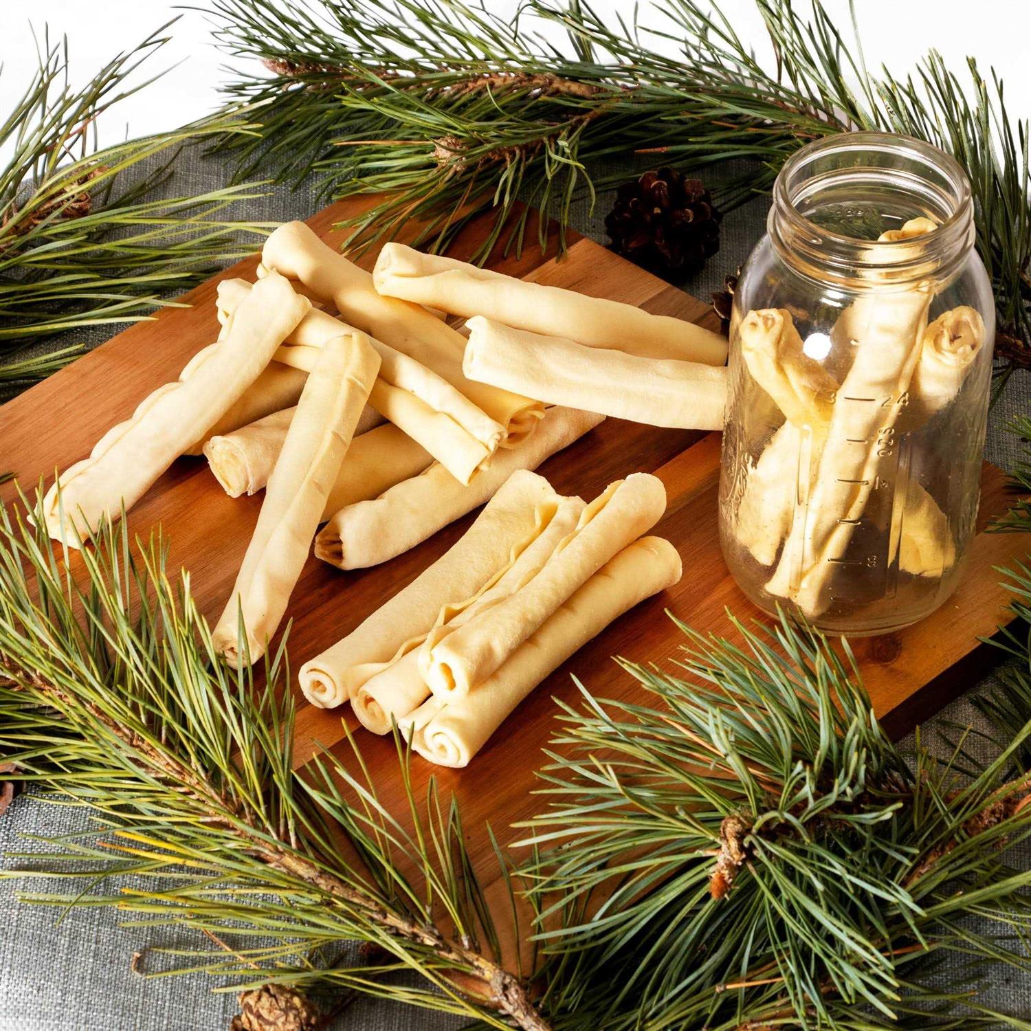 Pet Factory Made in USA Beefhide Chip Rolls Natural Flavor