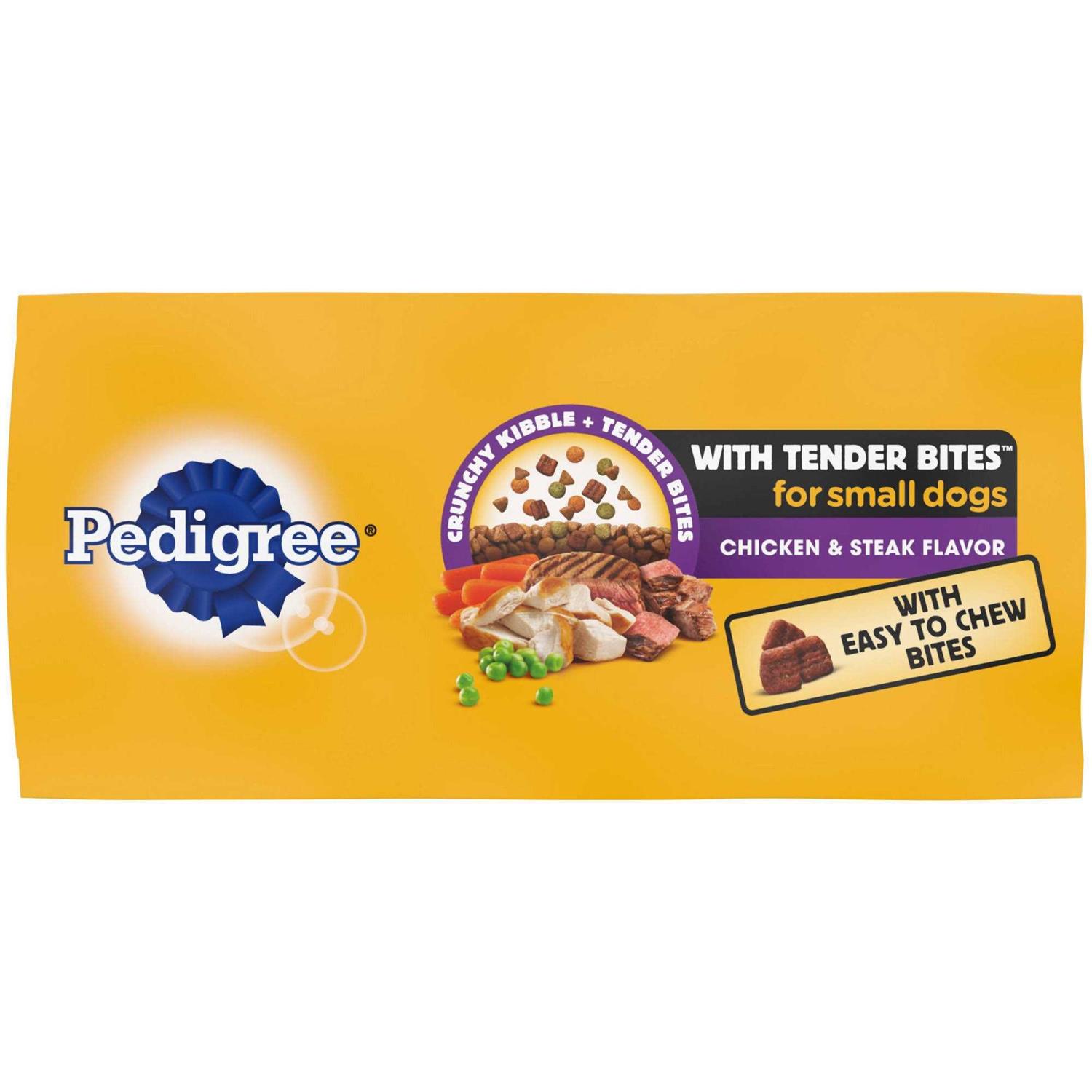 Pedigree Tender Bites Adult Dry Dog Food Chicken and Steak