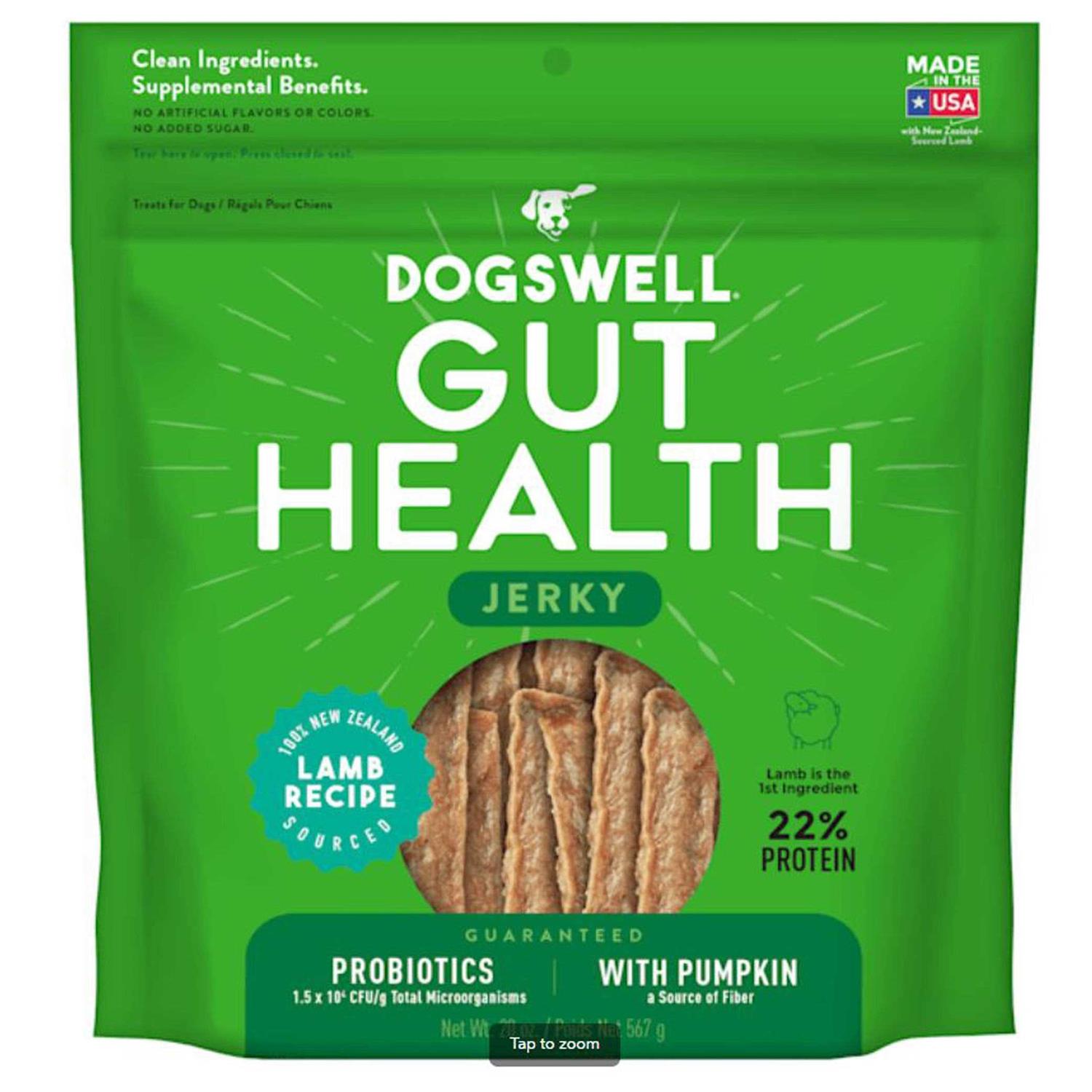 Dogswell Gut Health Jerky Lamb Dog Treats