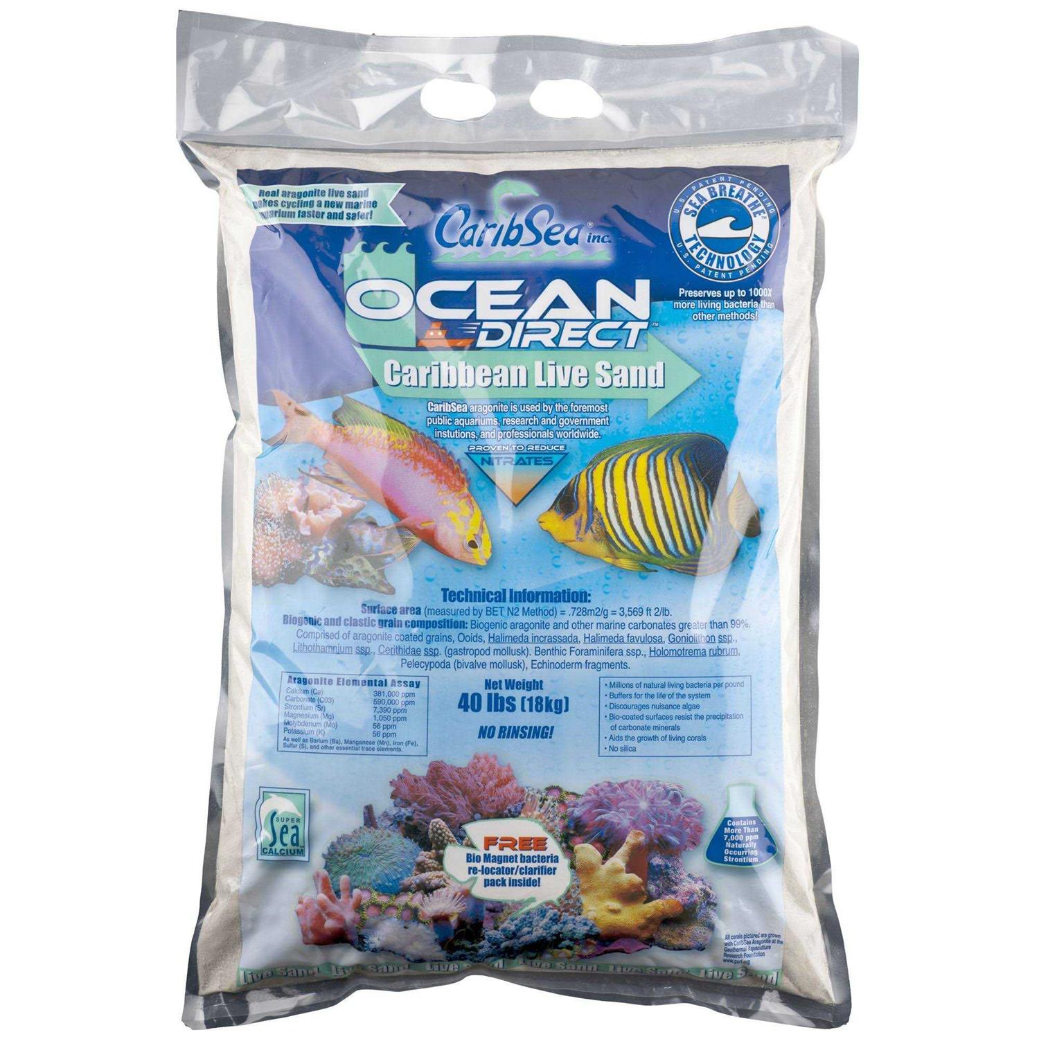 CaribSea Ocean Direct Natural Live Sand