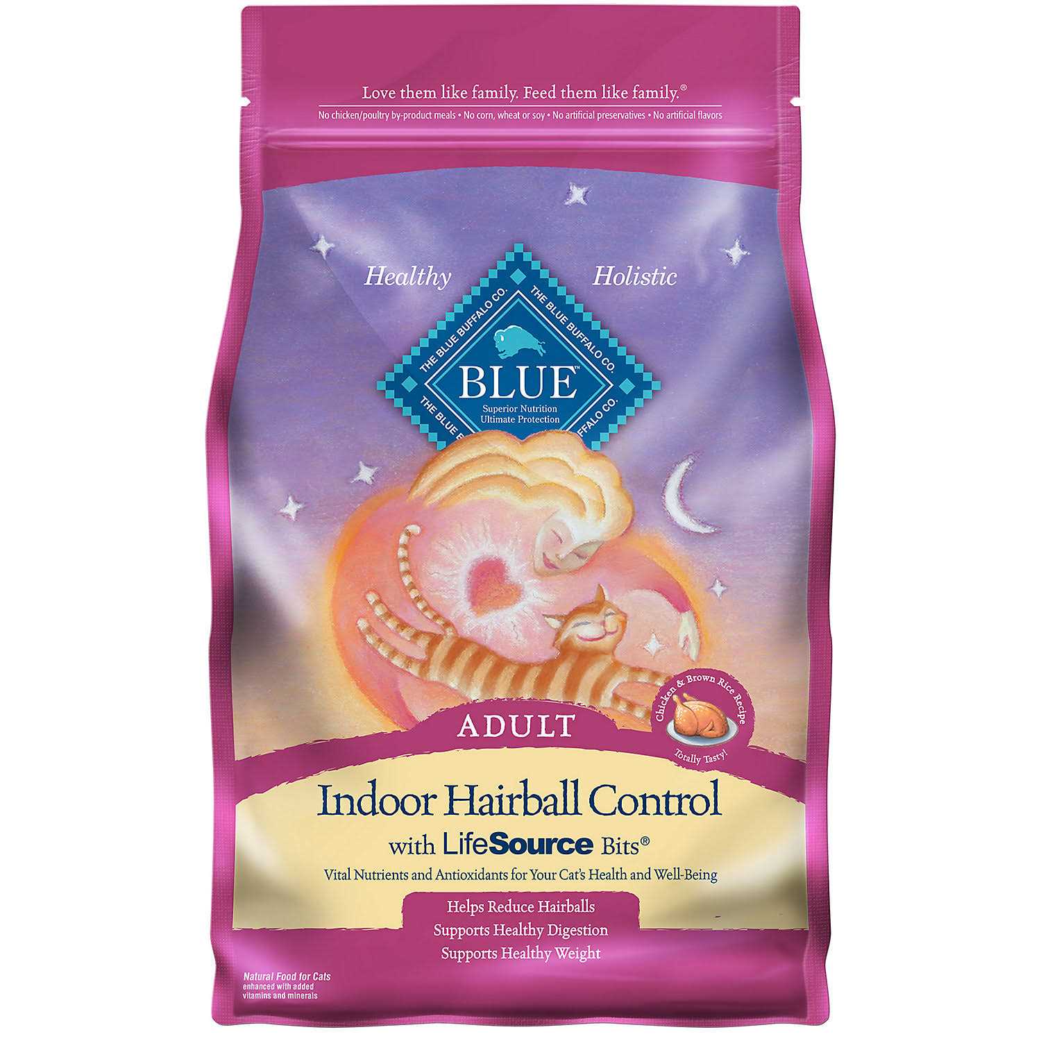Blue Indoor Hairball Control Adult Dry Cat Food