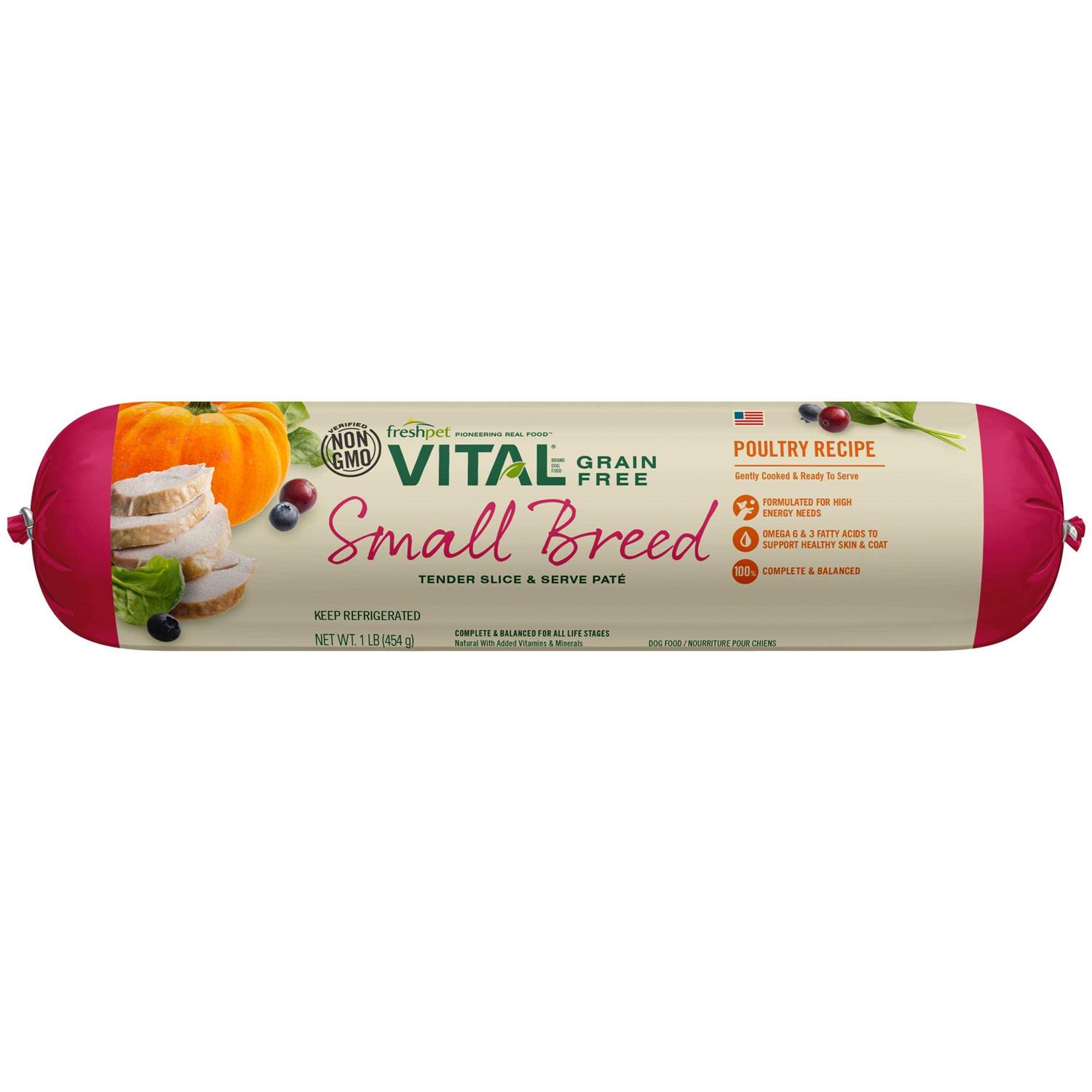Freshpet Vital Grain-Free Dog Food Recipe Small Breed