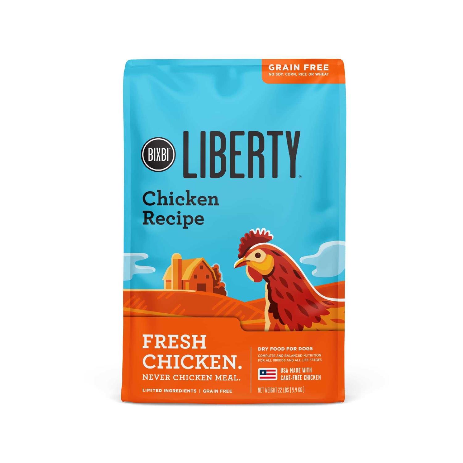 Bixbi Liberty Small Breed Grain Free Dry Dog Food Chicken