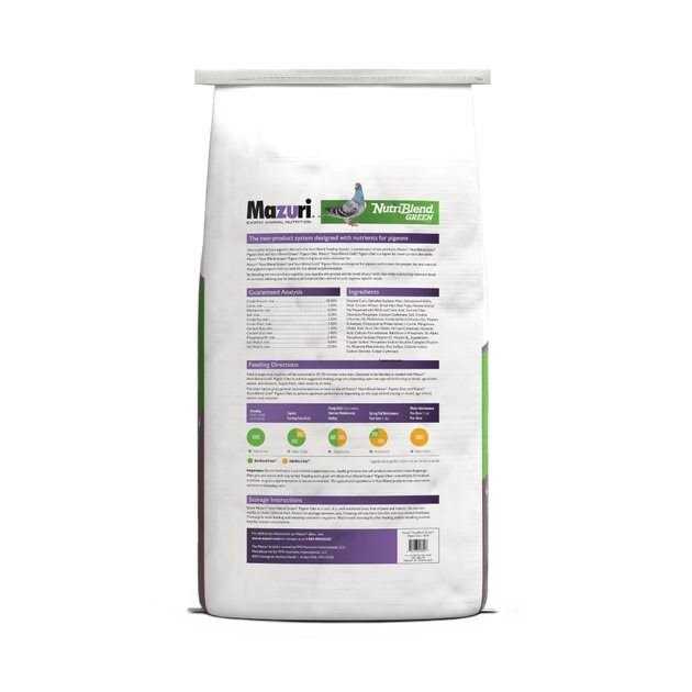 Mazuri Nutriblend Green Pigeon Bird Food