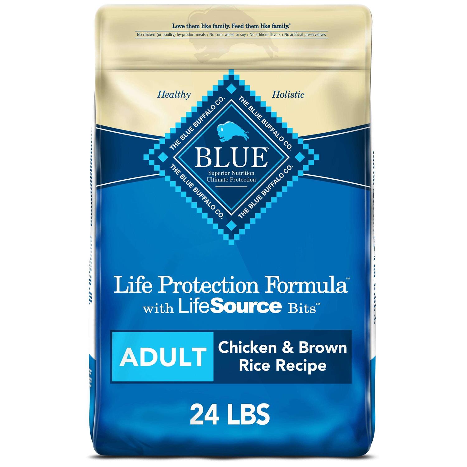 Blue Buffalo Life Protection Formula Adult Dry Dog Food Chicken and Brown Rice Recipe