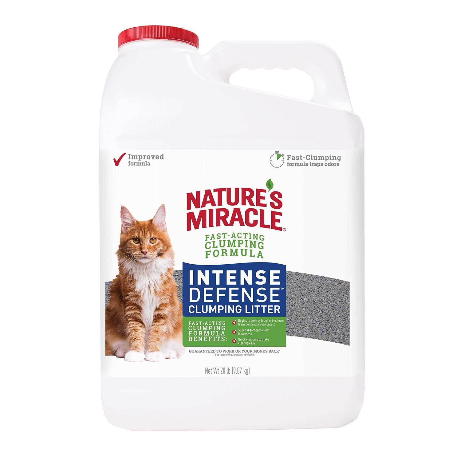 Nature’s Miracle Intense Defense Clumping Cat Litter