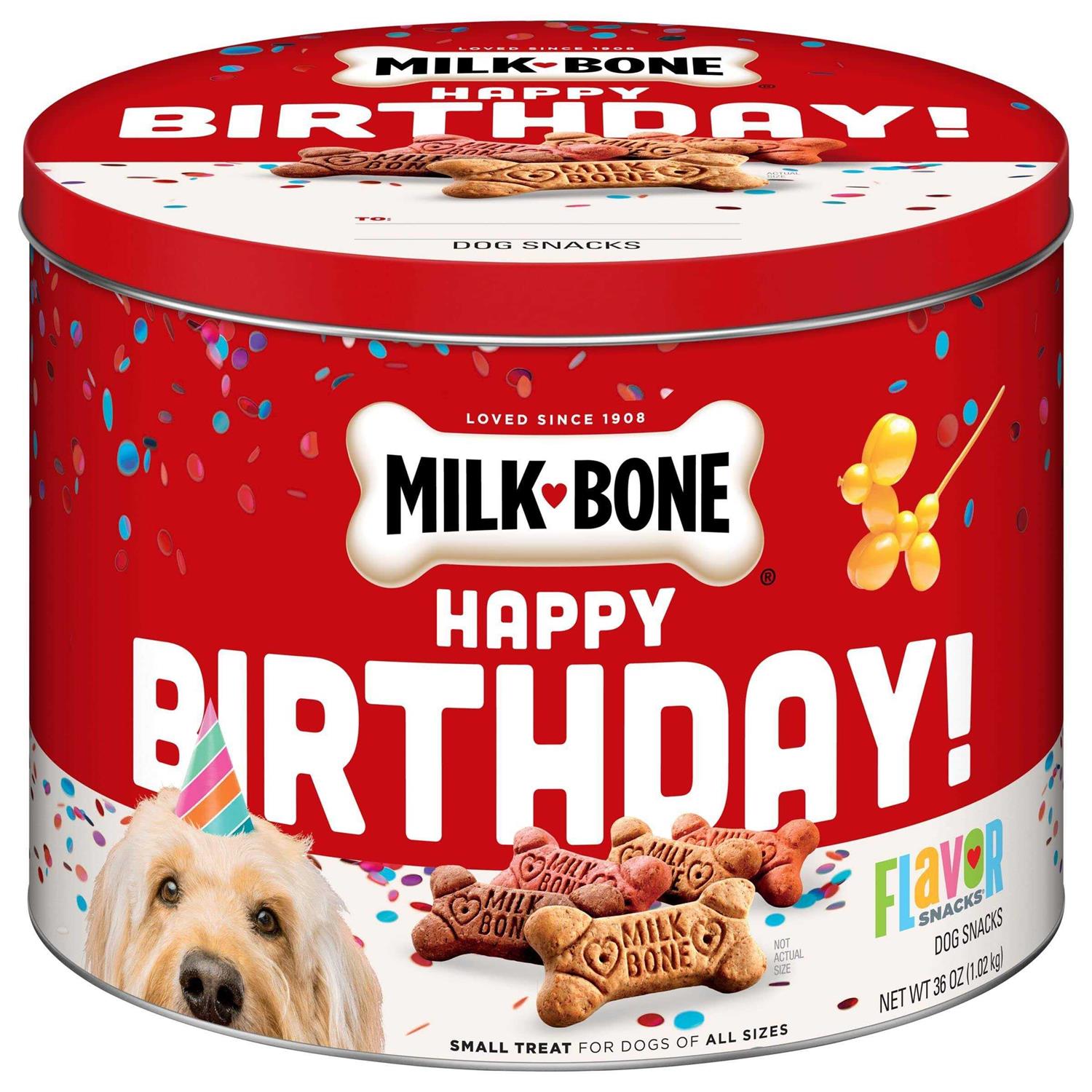 Milk-Bone Flavor Snacks Birthday Dog Treats