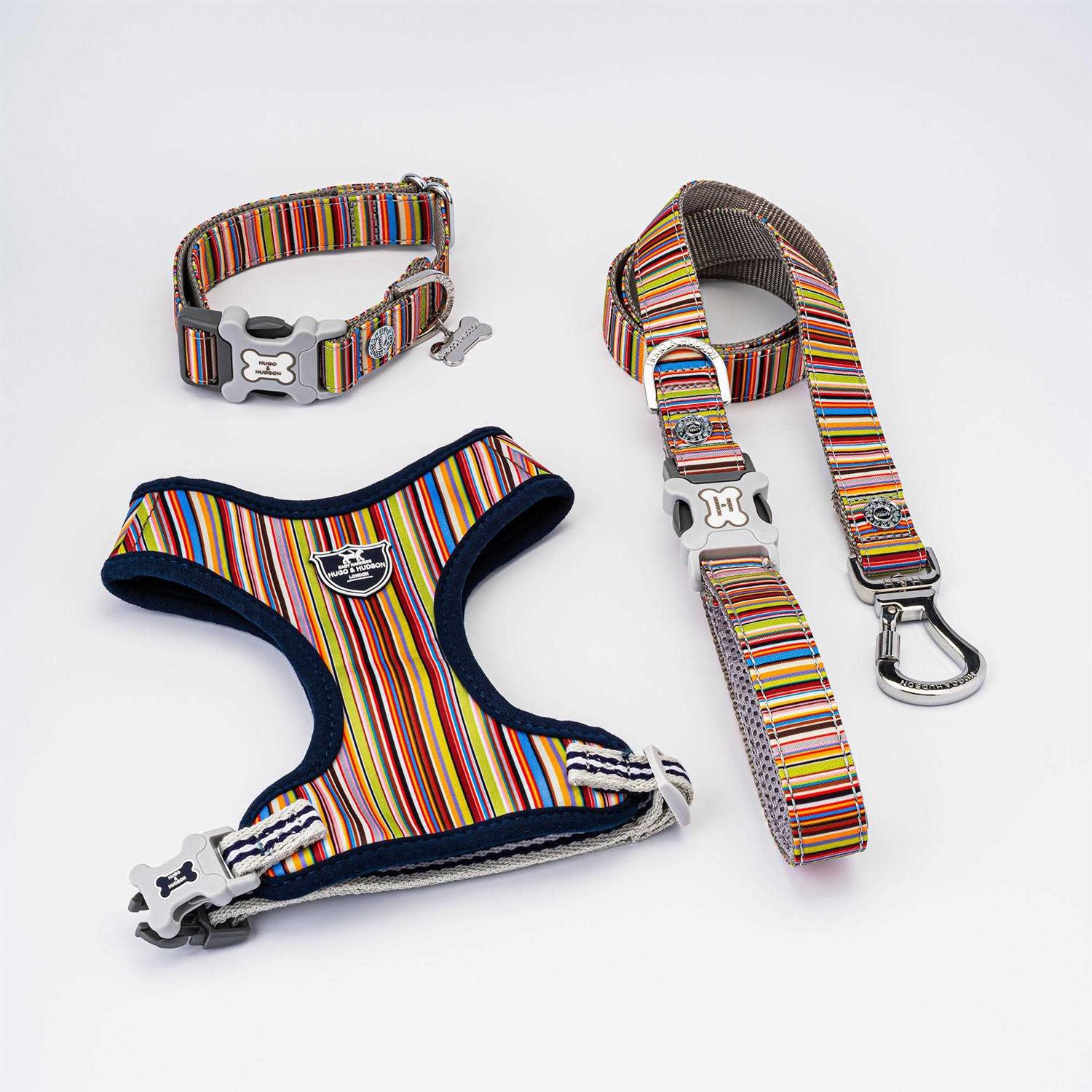 HUGO & HUDSON Fabric Nylon Dog Collar