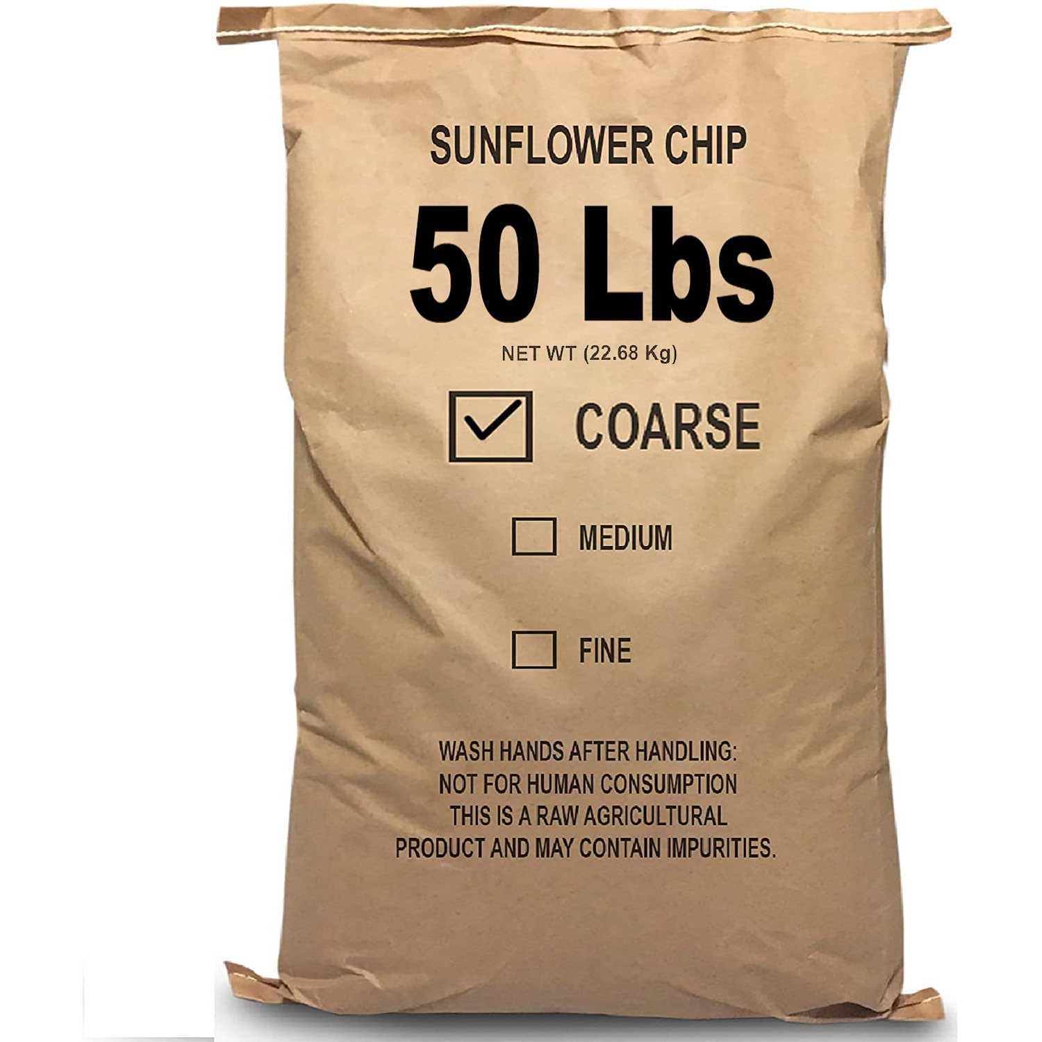 EASYGO PRODUCTS Sunflower Kernels Sun Flower Chips Wild Bird Food 50 lb