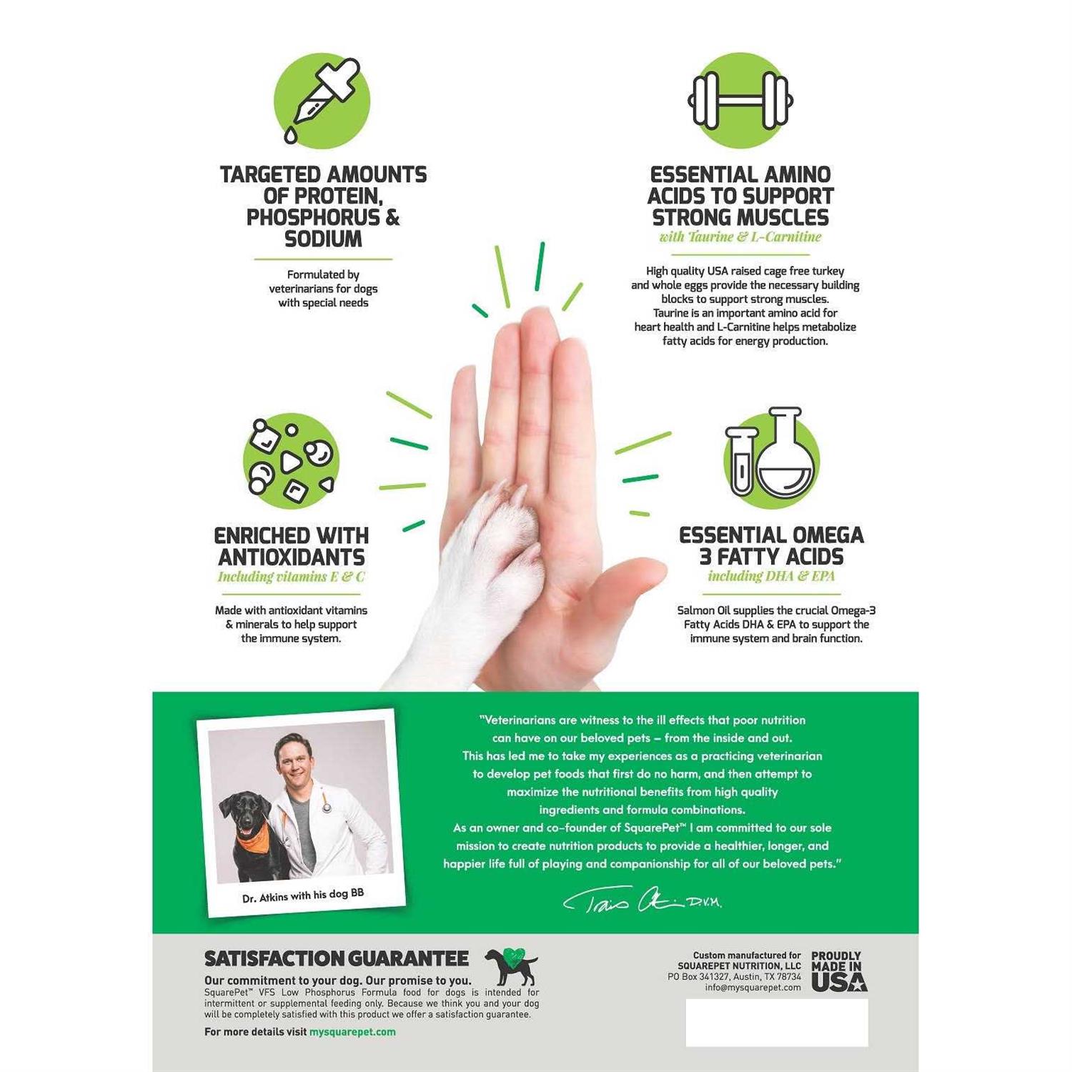 SquarePet VFS Low Phosphorus Formula Dry Dog Food