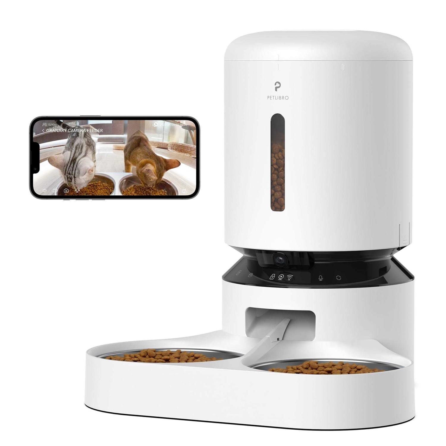 PETLIBRO Automatic Cat Feeder with Camera 1080P HD Video with Night Vision