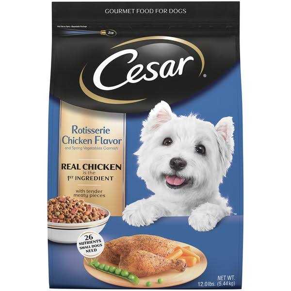 Cesar Rotisserie Chicken & Spring Vegetables Dry Dog Food