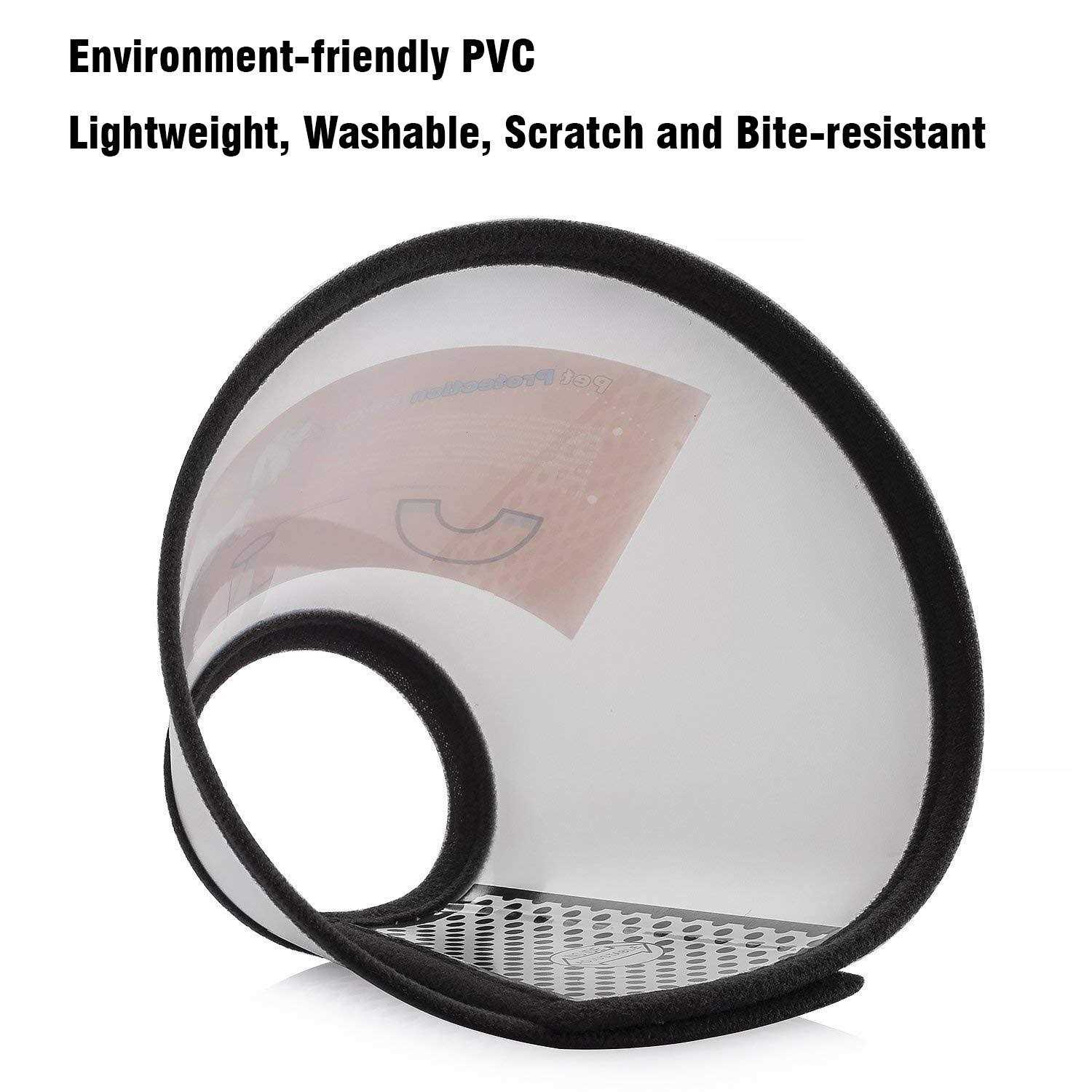 Depets Adjustable Recovery Pet Cone E-Collar for Cats Puppy Rabbit