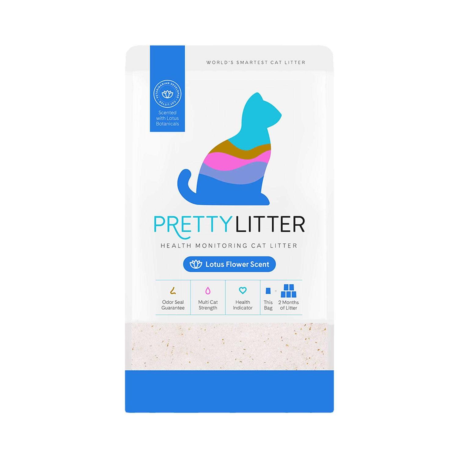 PrettyLitter Lotus Flower Health Monitoring Cat Litter