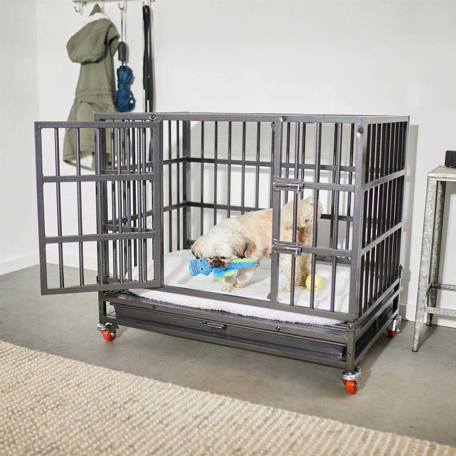 Frisco Ultimate Heavy Duty Steel Metal Single Door Dog Crate