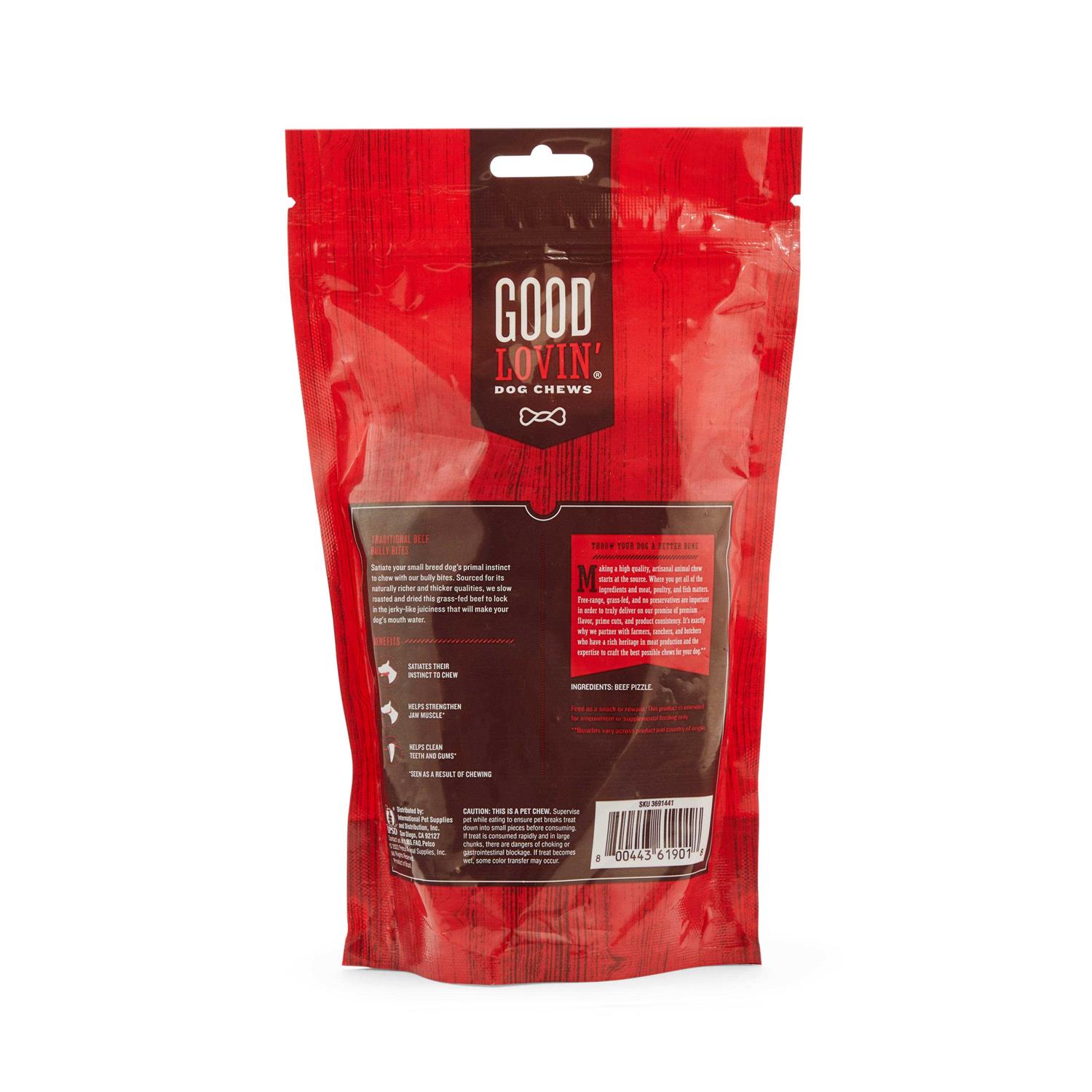 Good Lovin’ Traditional Beef Bully Bites Dog Chew