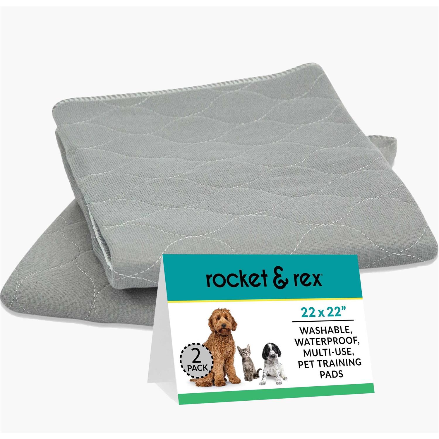 rocket & rex Washable Pee Pads for Dogs Reusable Puppy Pads