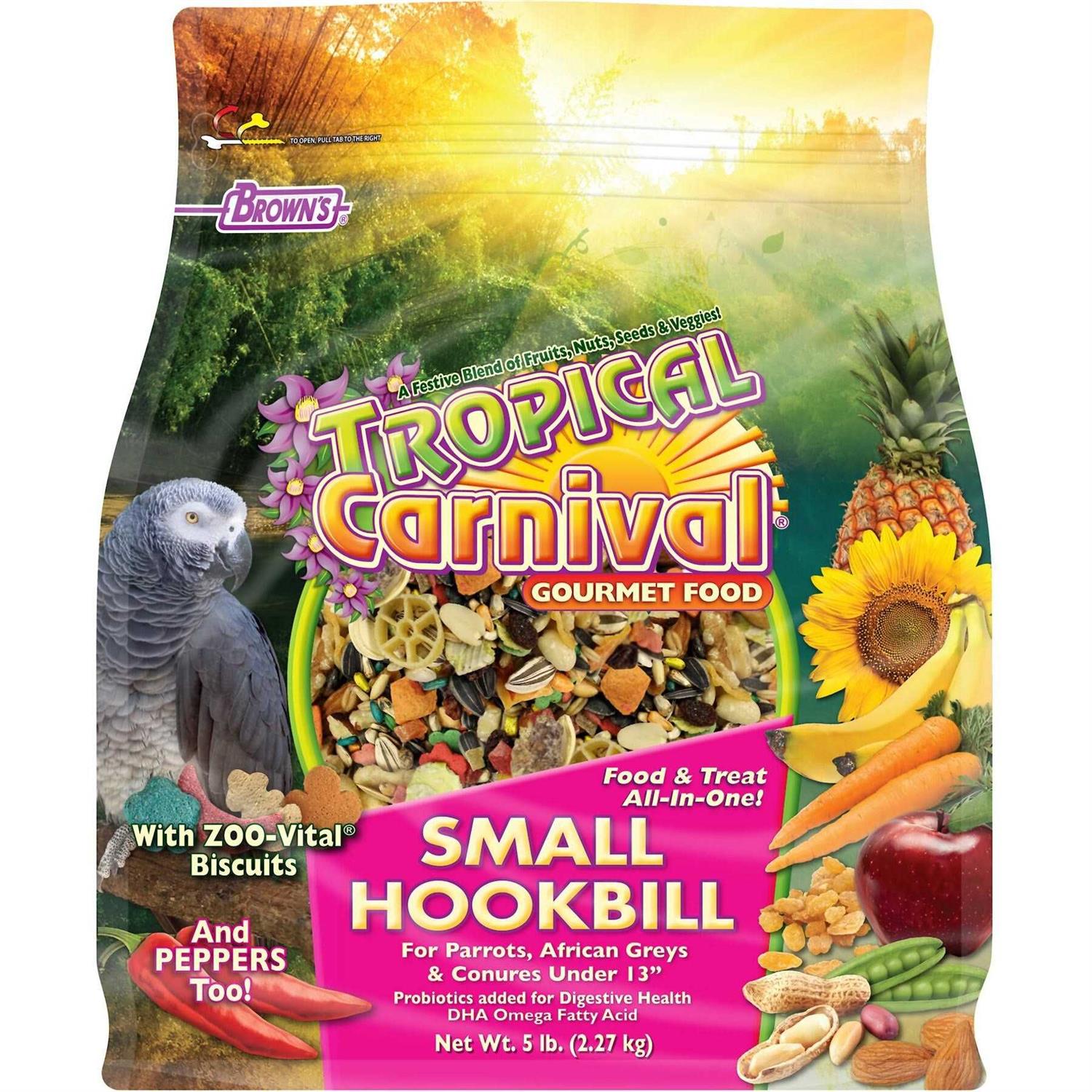 Brown’s Tropical Carnival Small Hookbill Gourmet Bird Food