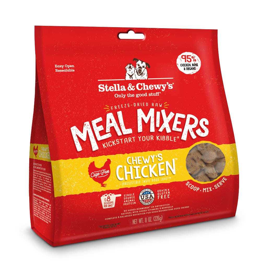 Stella & Chewy’s Chicken Meal Mixers Freeze-Dried Dog Food Topper, 9oz