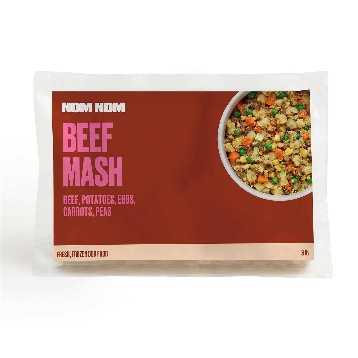 Nom Nom Frozen Dog Food Beef