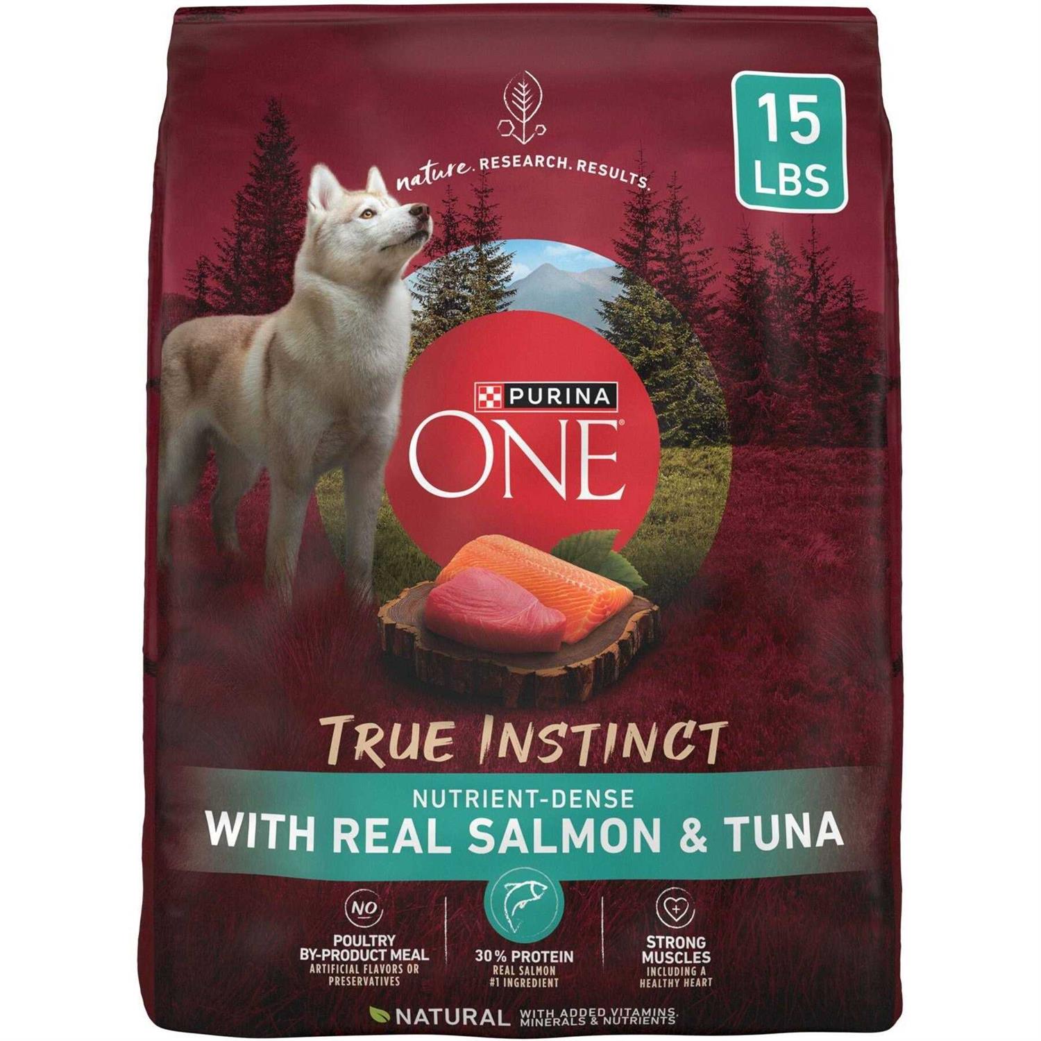 Purina ONE True Instinct with Real Salmon and Tuna Dry Dog Food