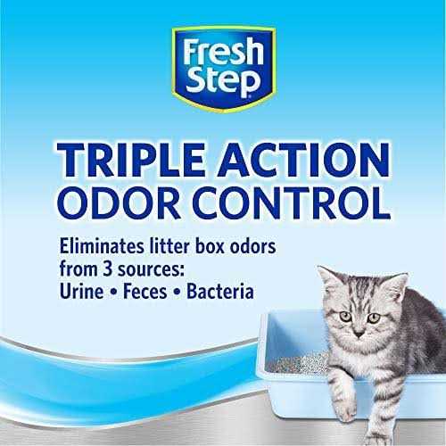 Fresh Step Clean Paws Triple Action Clumping Cat Litter